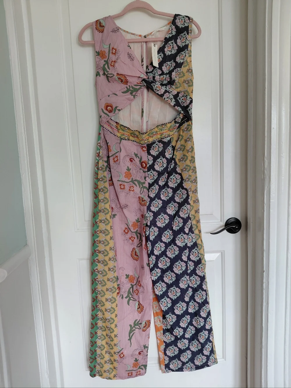 NWT Llani + Anthropologie Printed Jumpsuit size M - Picture 3 of 11